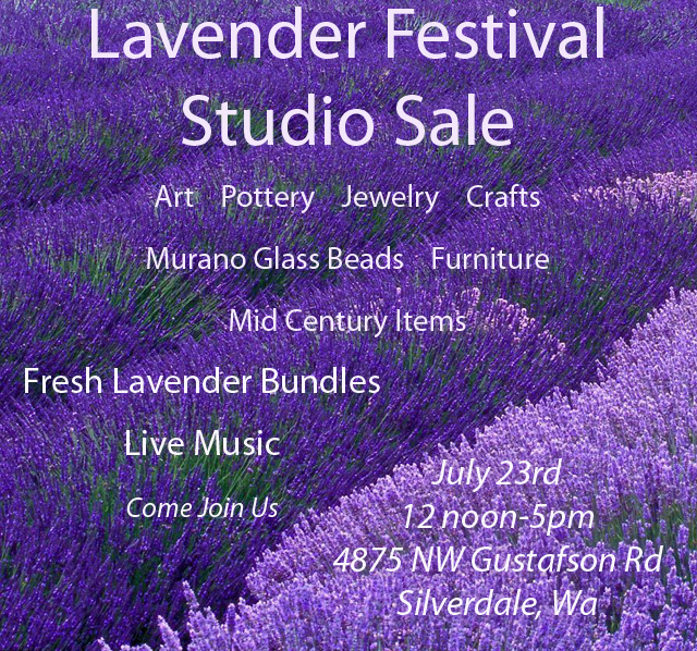 Purple Haze Annual Lavender Festival Studio Sale Silverdale, Washington